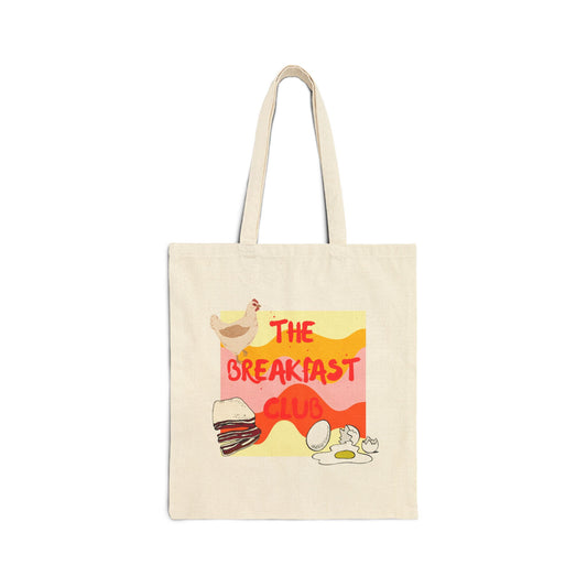 The Breakfast Club Cotton Canvas Tote Bag - Fun and Eco-Friendly Shopping