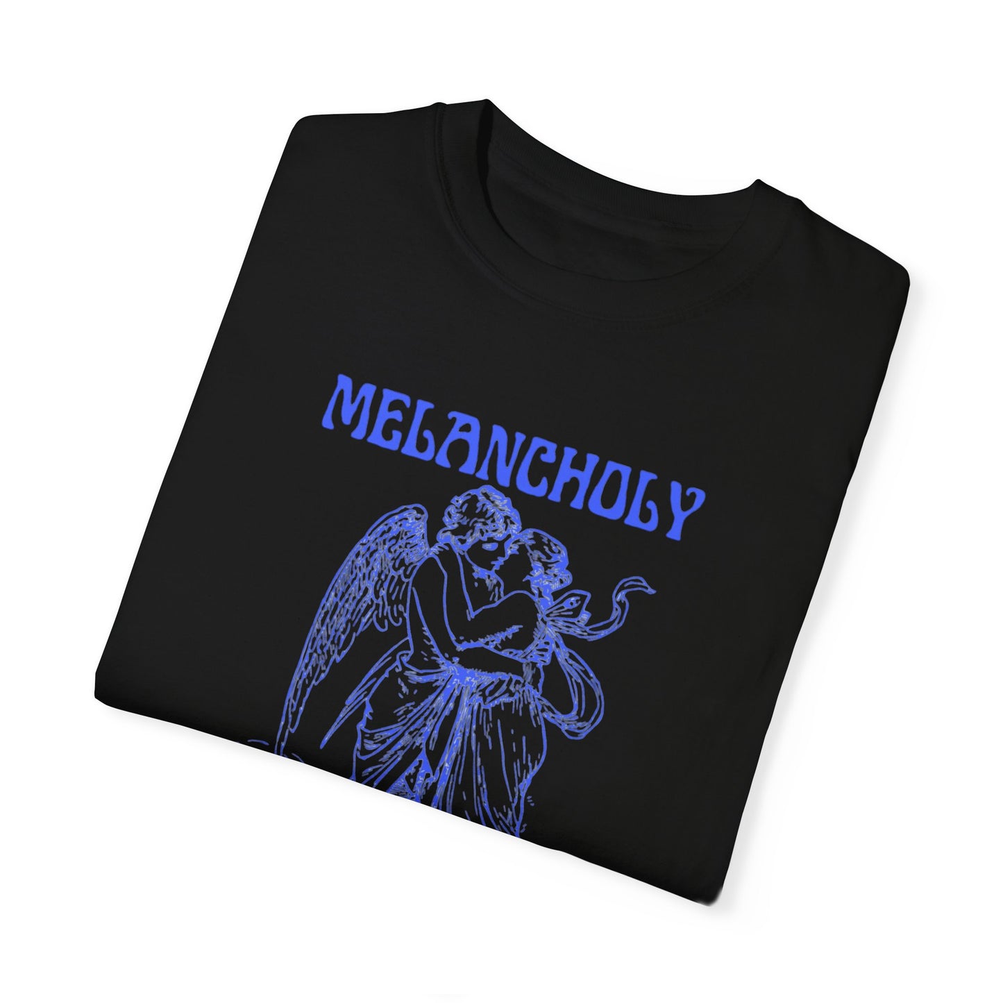 Melancholy Cupid & Psyche Unisex Garment-Dyed T-Shirt