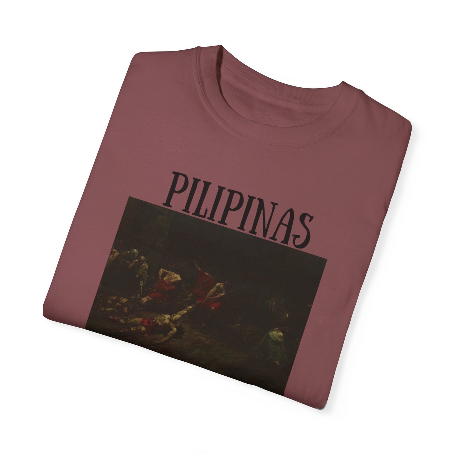 Juan Luna's Spoliarium Unisex Garment-Dyed T-Shirt