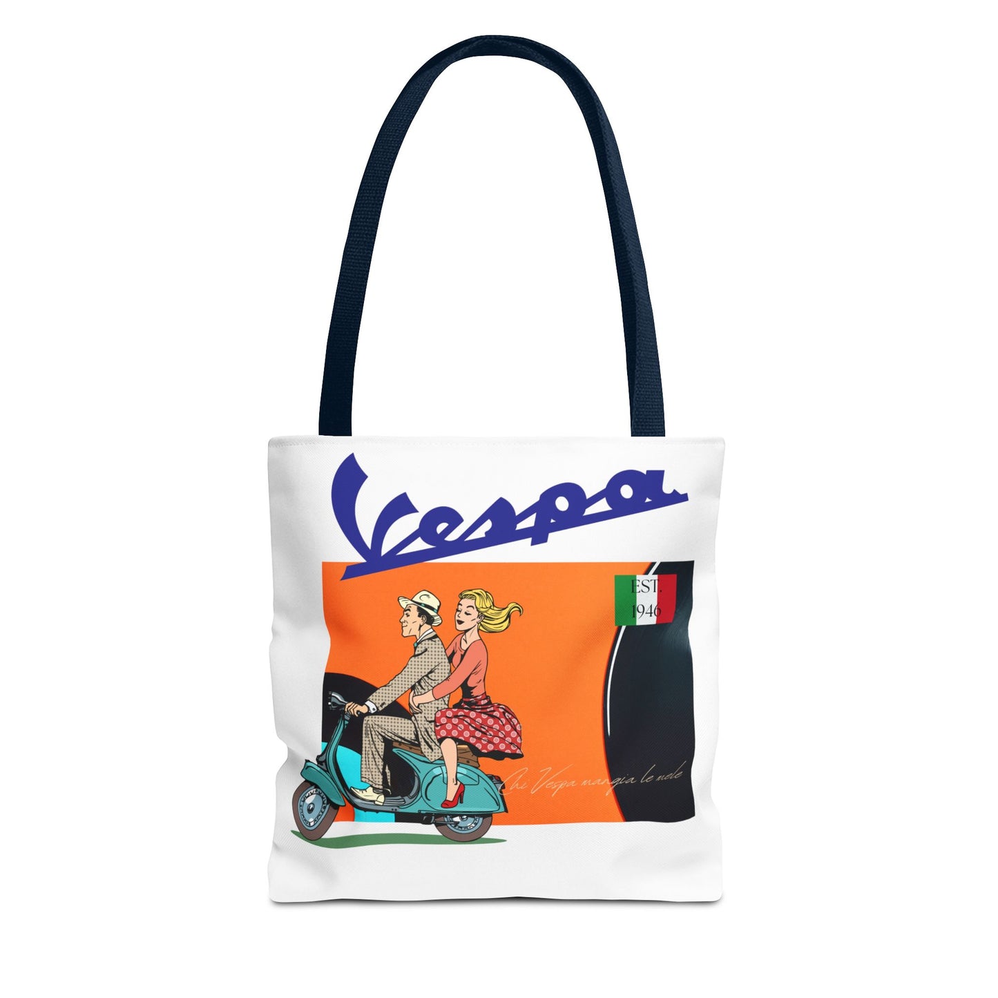 Vespa Vintage Tote Bag - Fun, Retro, and Stylish for Everyday Use