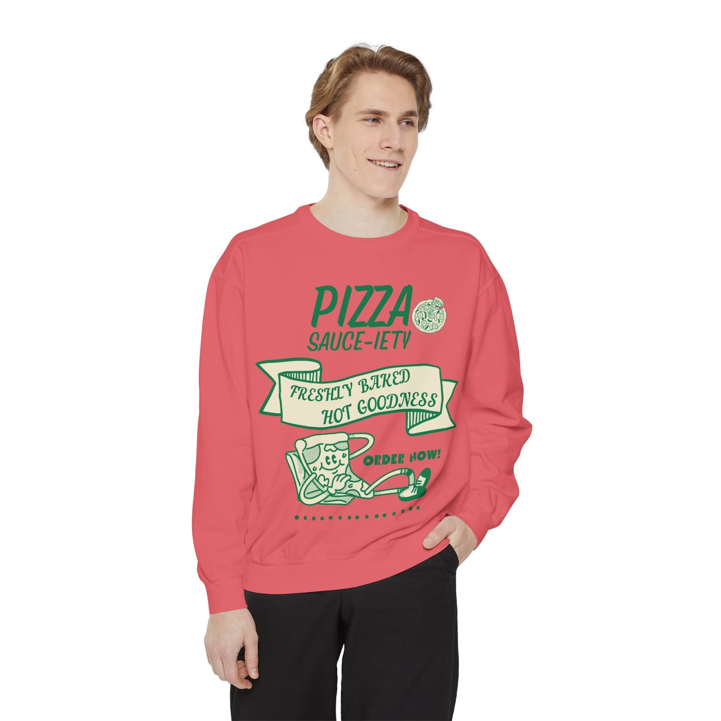 Pizza Lover's Sweatshirt - Freshly Baked Hot Goodness