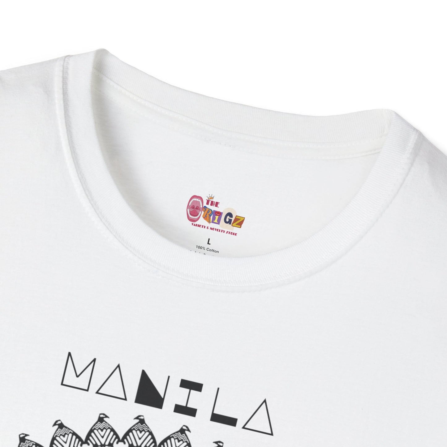 Manila Animal Unisex Softstyle T-Shirt - Artistic Graphic Tee for Nature Lovers