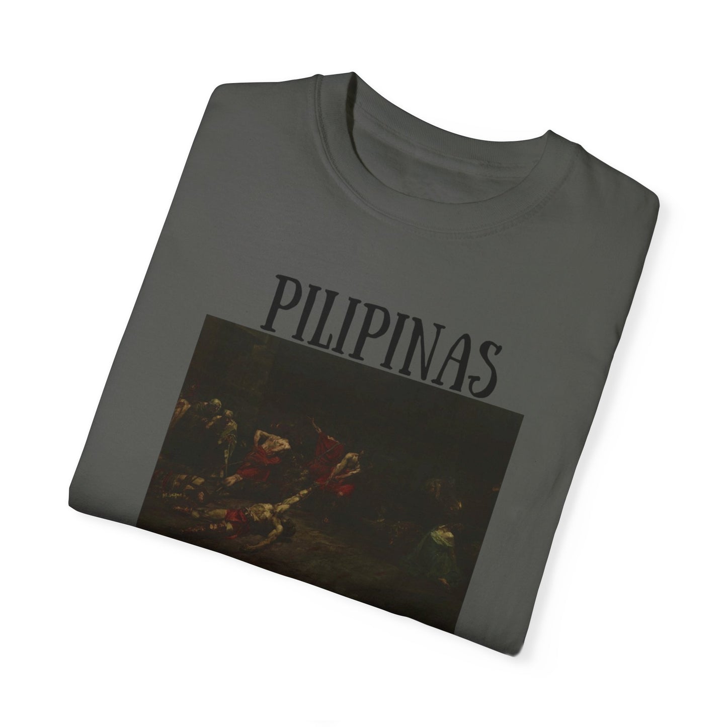 Juan Luna's Spoliarium Unisex Garment-Dyed T-Shirt