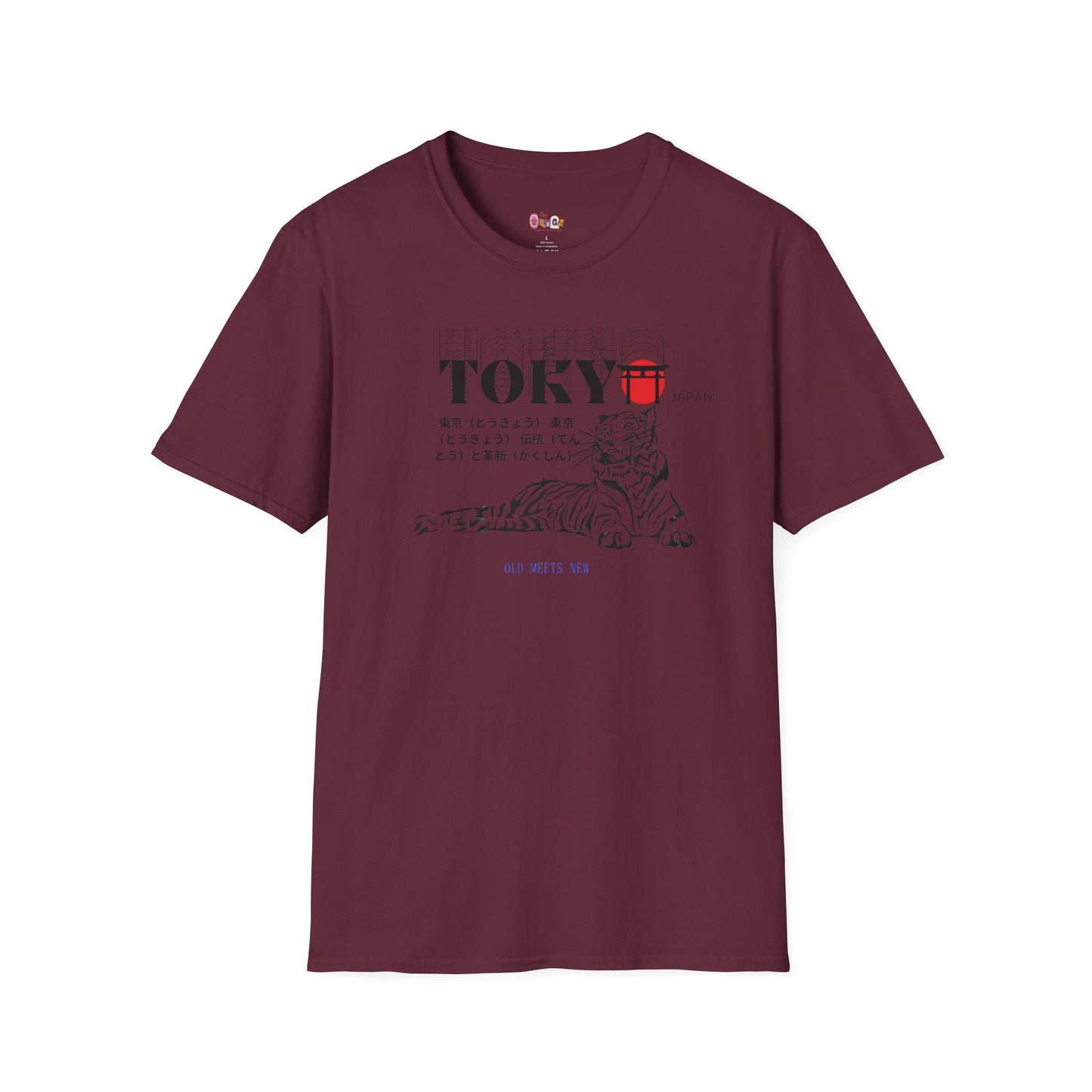 Tokyo Tiger Unisex Softstyle T-Shirt - Casual Japanese Inspired Design