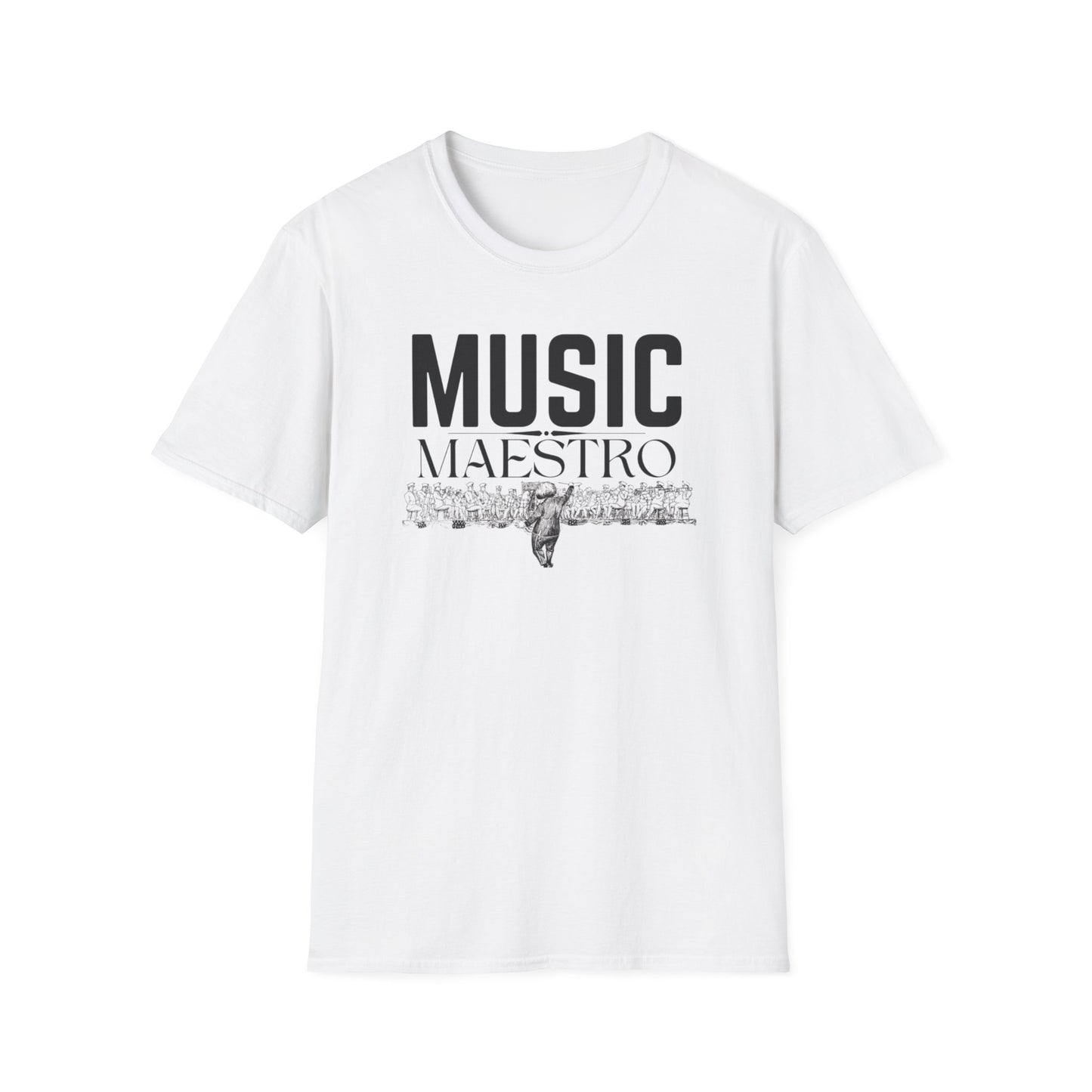 Music Maestro Unisex Softstyle T-Shirt - Perfect for Music Lovers & Festivals