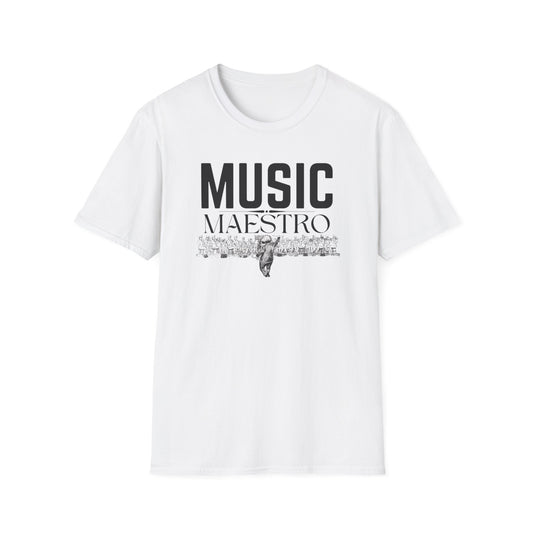 Music Maestro Unisex Softstyle T-Shirt - Perfect for Music Lovers & Festivals