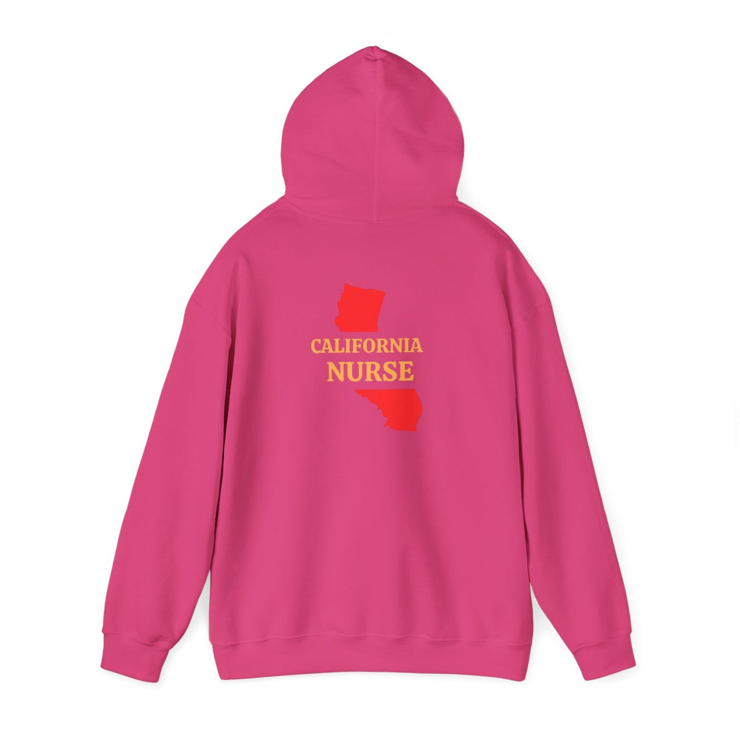 California Nurse Red Star Hoodie - Unisex Heavy Blend™ Sweatshirt