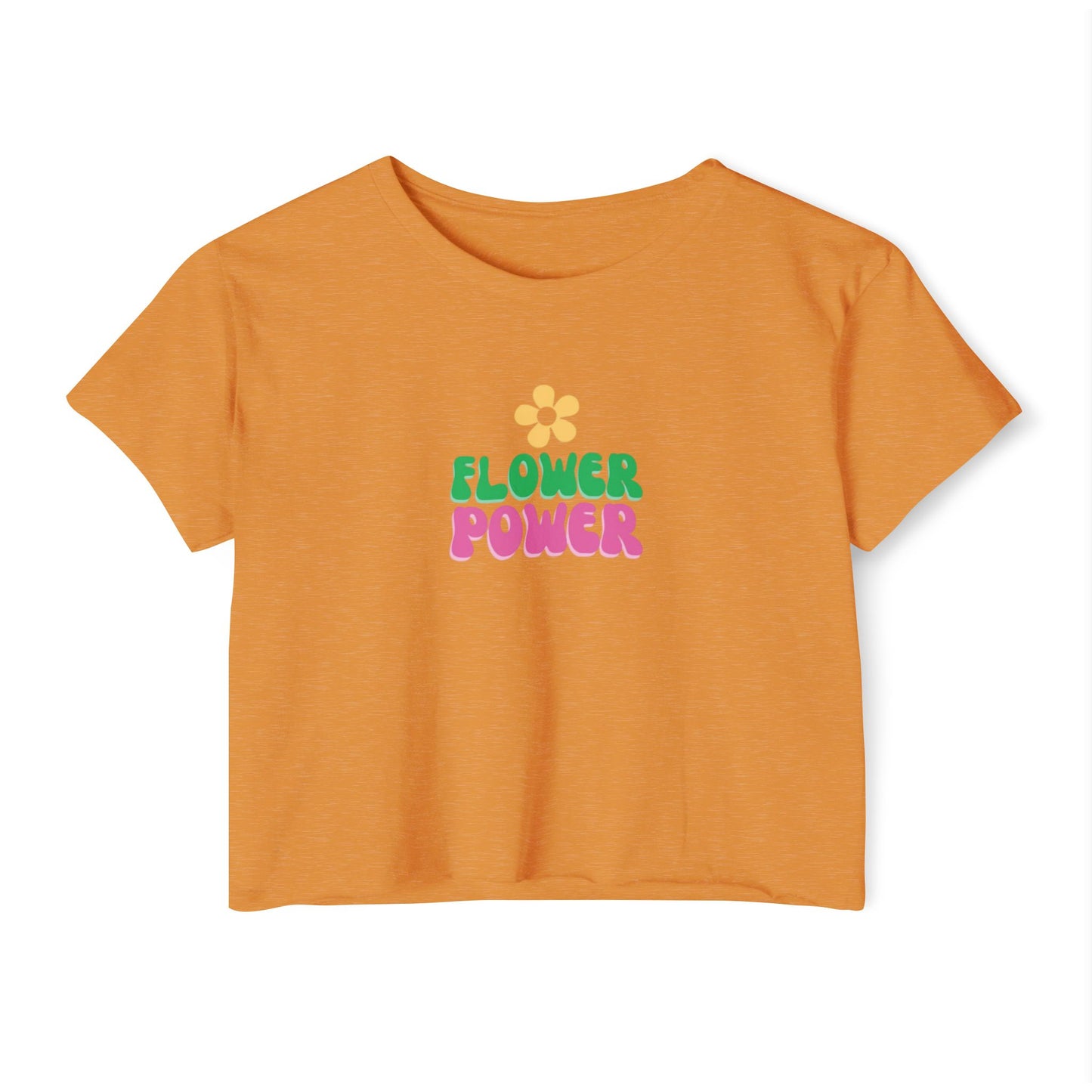 Flower Power Women's Festival Crop Top