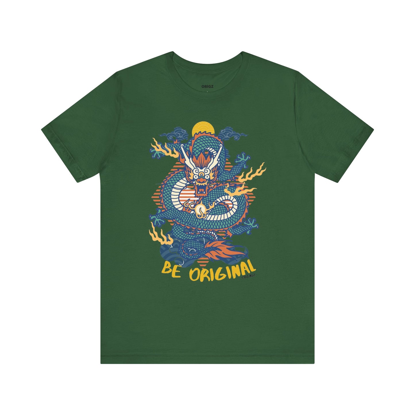 "The origz Be Original Dragon Graphic Tee - Unisex Jersey Short Sleeve T-Shirt