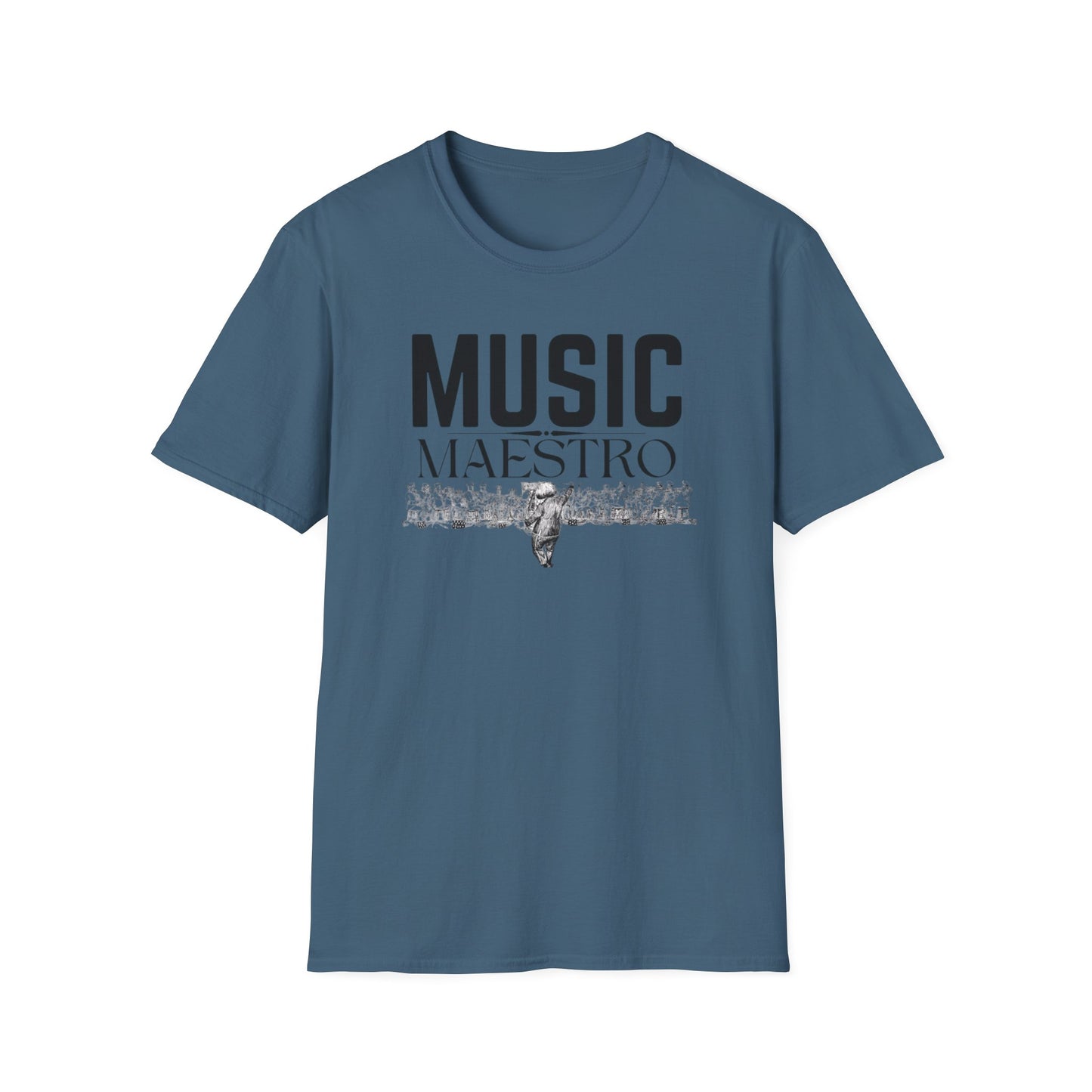 Music Maestro Unisex Softstyle T-Shirt - Perfect for Music Lovers & Festivals