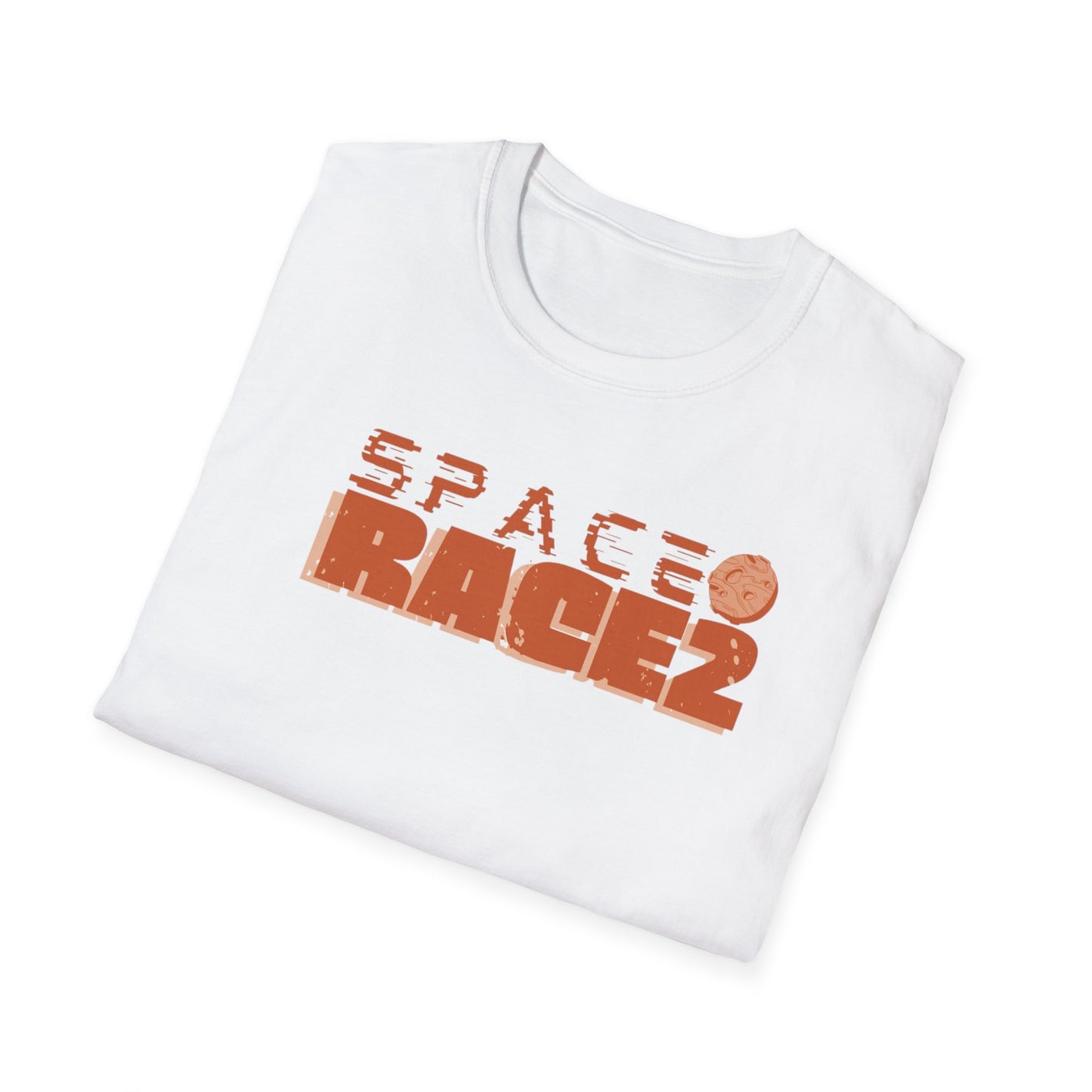 Space Race 2 Unisex Softstyle T-Shirt | Retro Graphic Tee for Space Enthusiasts