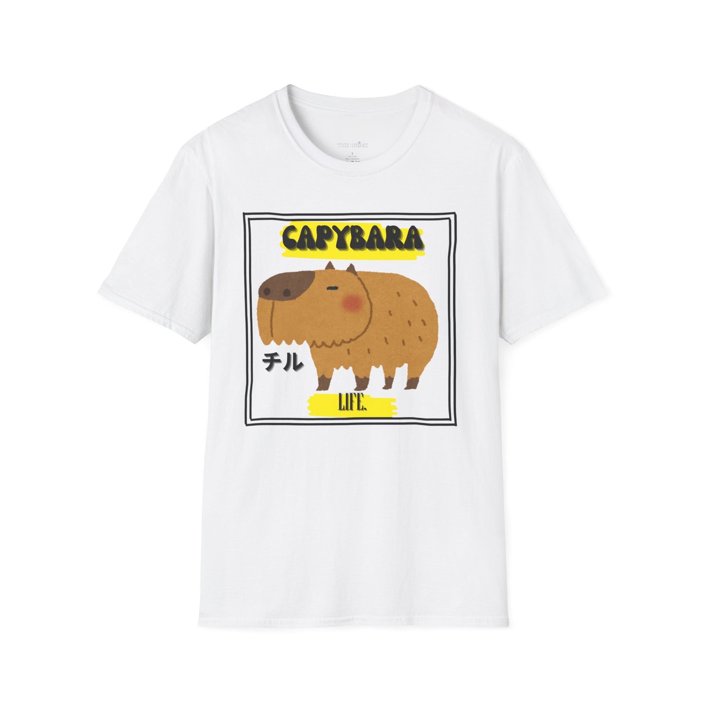 Capybara Life Unisex Softstyle T-Shirt - Fun Graphic Tee