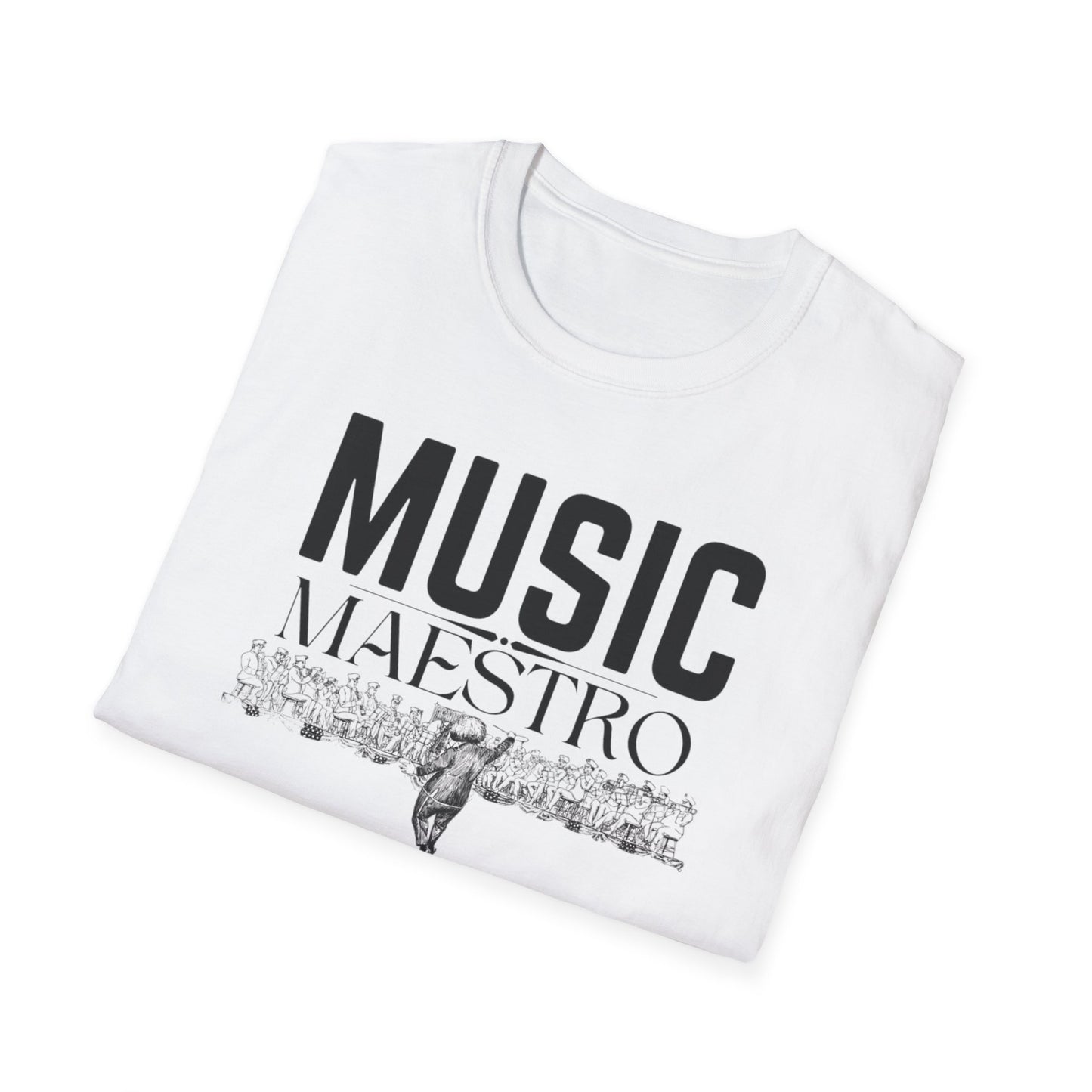 Music Maestro Unisex Softstyle T-Shirt - Perfect for Music Lovers & Festivals