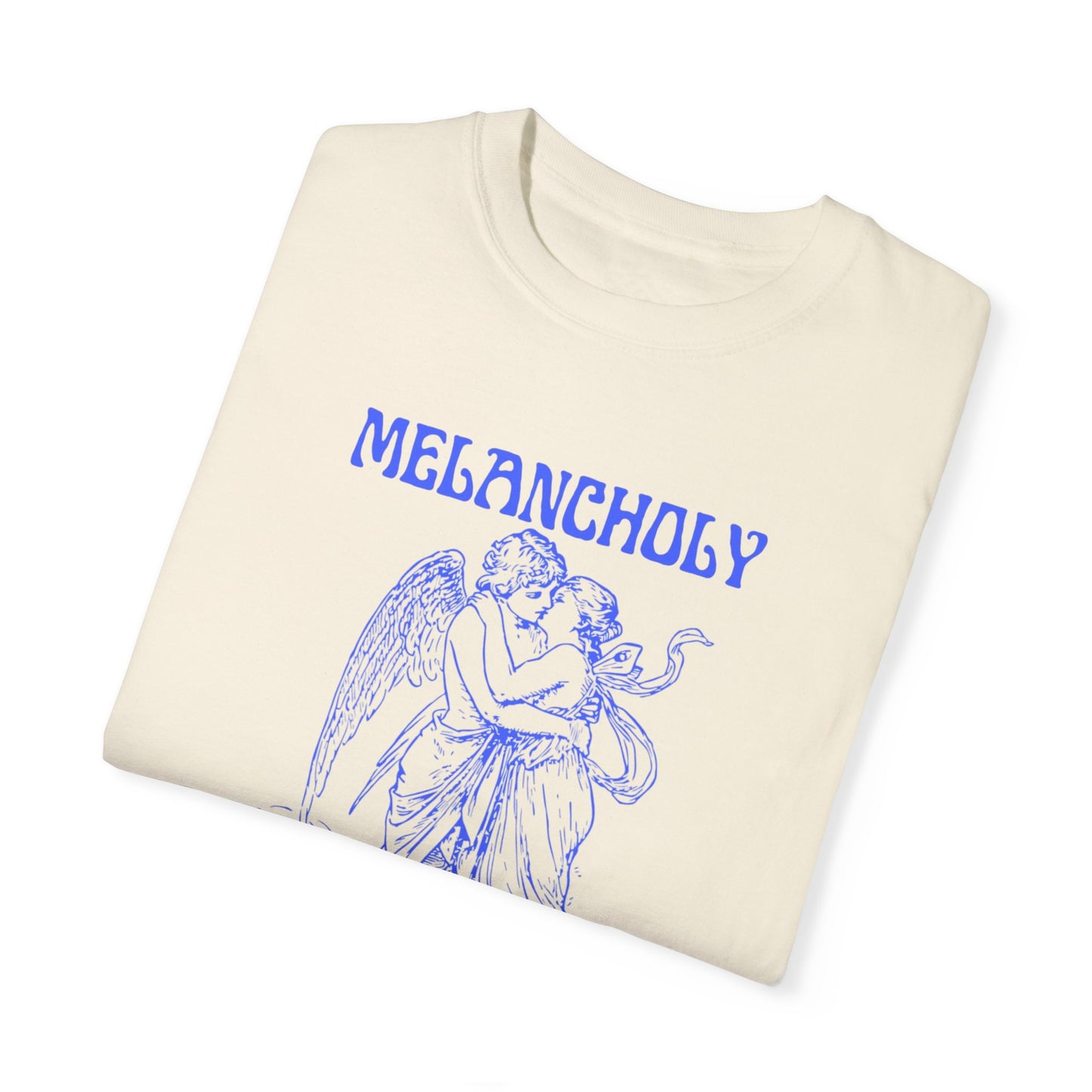 Melancholy Cupid & Psyche Unisex Garment-Dyed T-Shirt