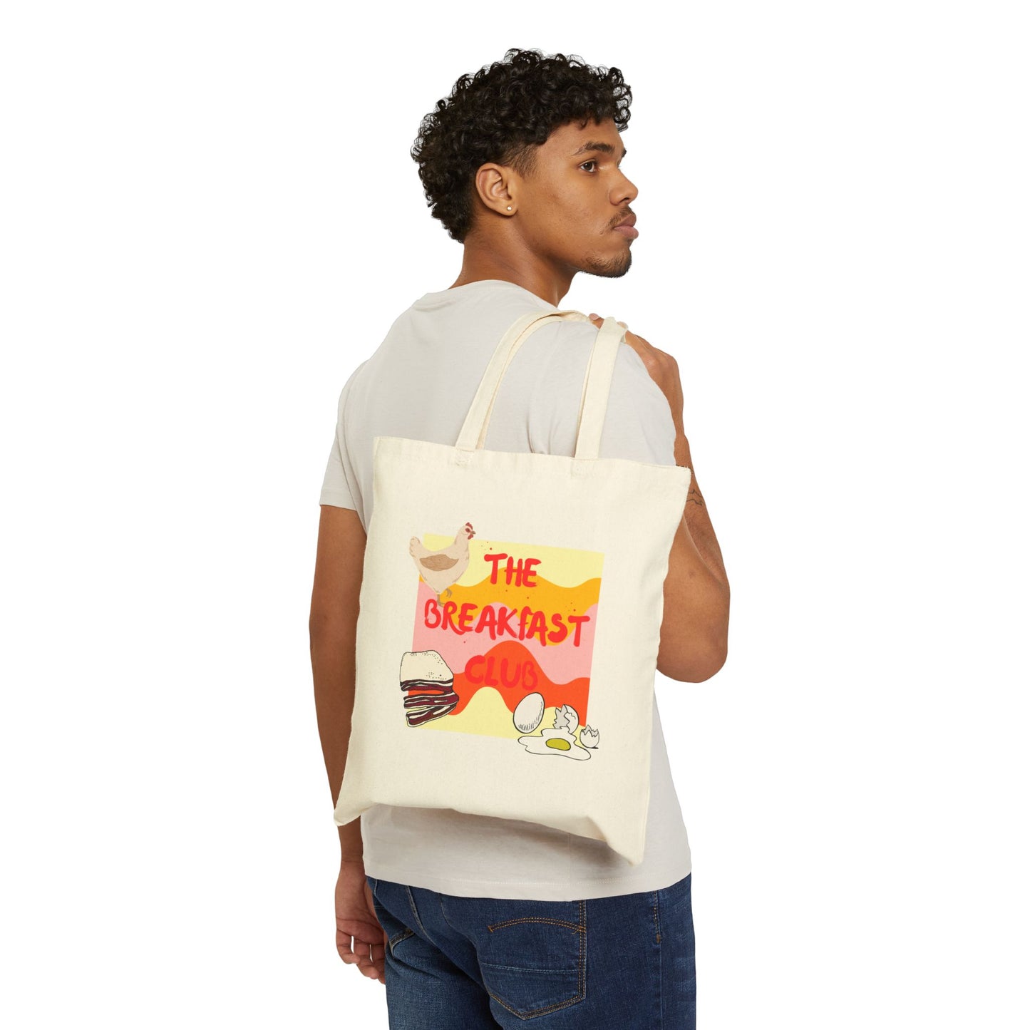 The Breakfast Club Cotton Canvas Tote Bag - Fun and Eco-Friendly Shopping