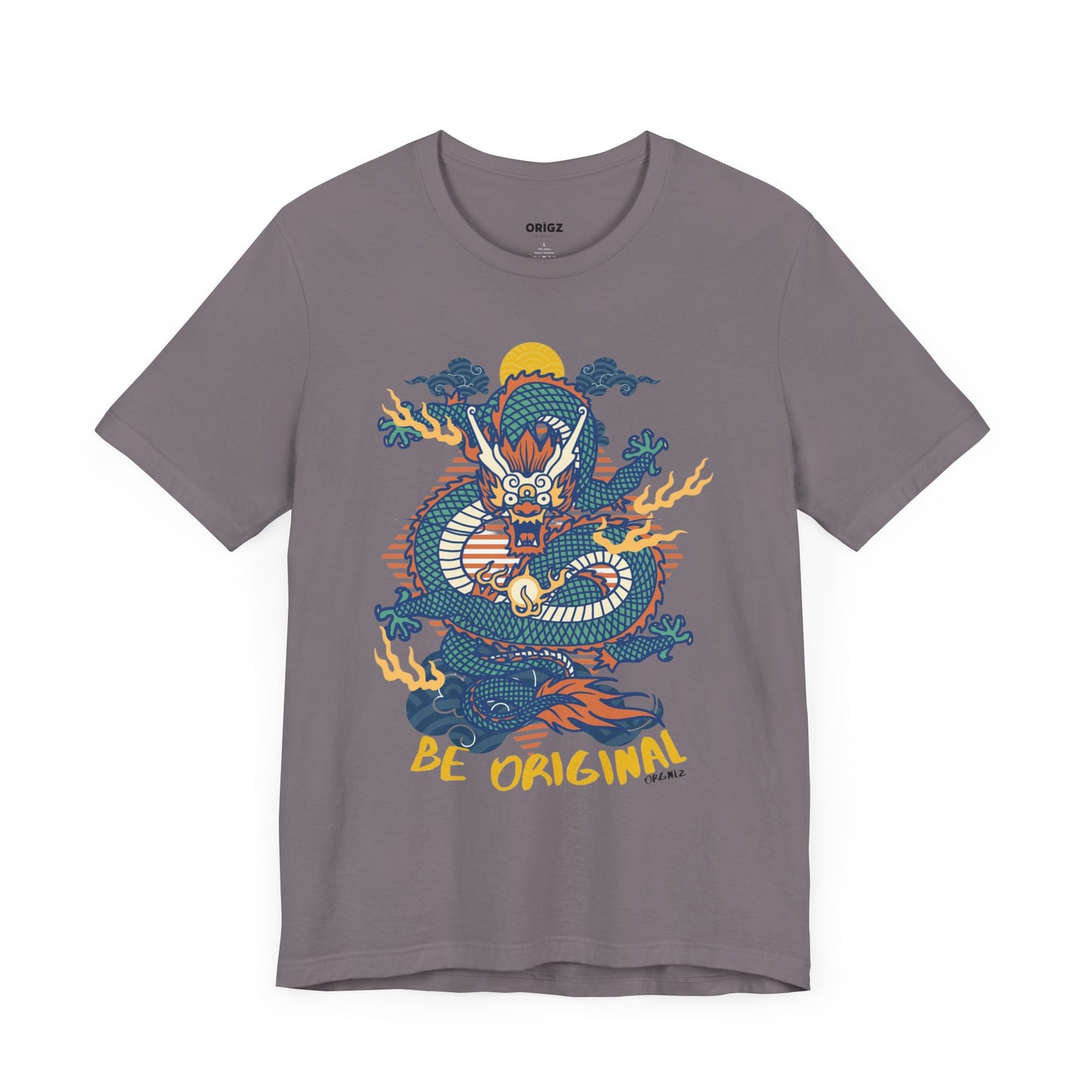 "The origz Be Original Dragon Graphic Tee - Unisex Jersey Short Sleeve T-Shirt