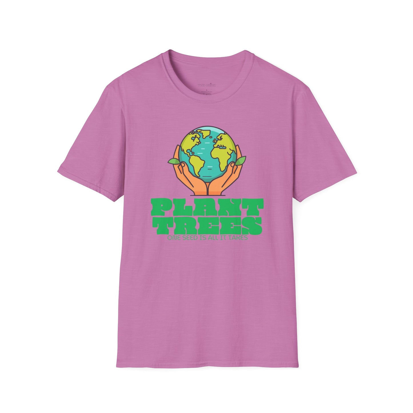 Eco-Friendly Unisex Softstyle T-Shirt - "Plant Trees" Tees for Environmental Awareness