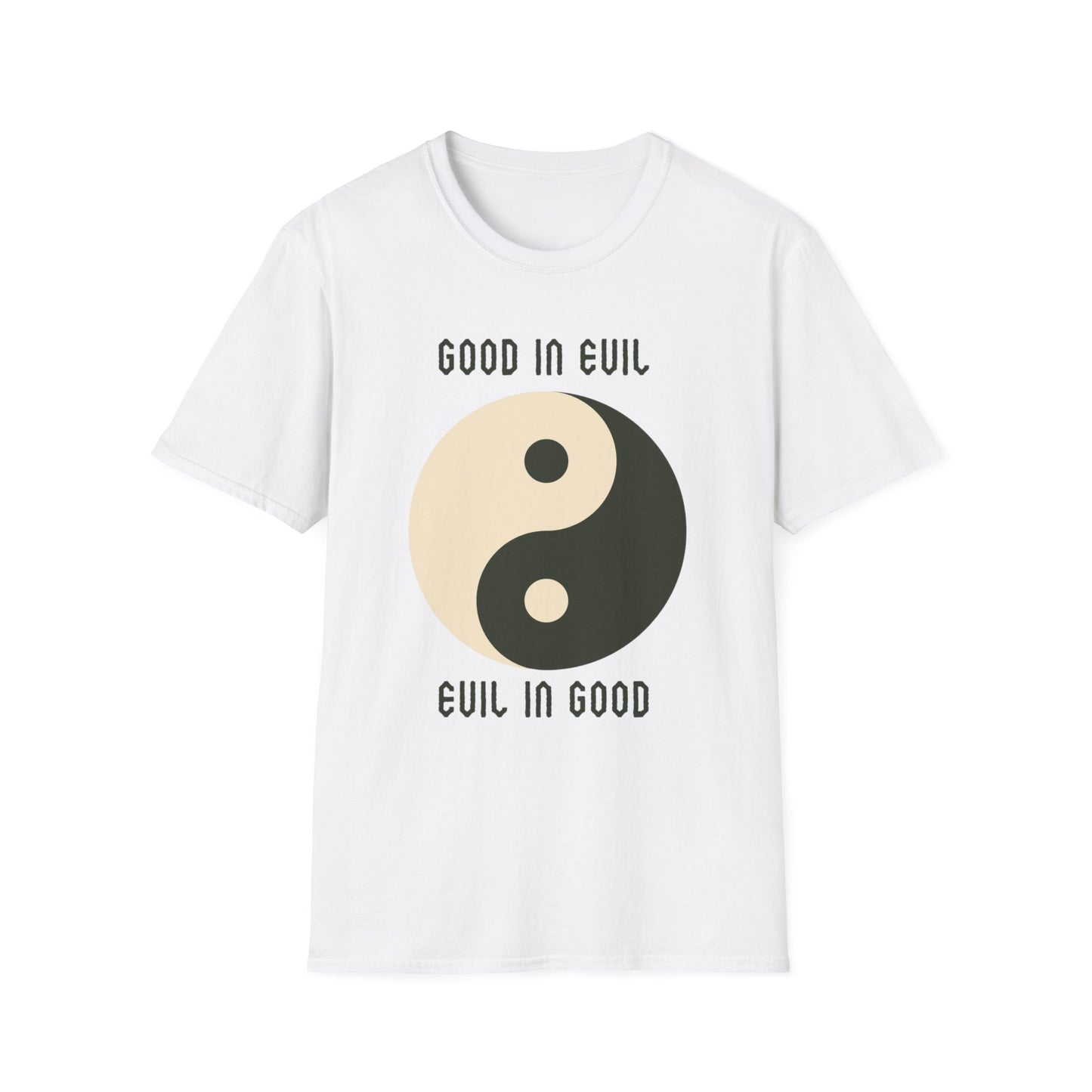 Good in Evil T-Shirt - Yin Yang Design, Positive Vibes, Ideal for Everyday Wear and Occasions Unisex tee