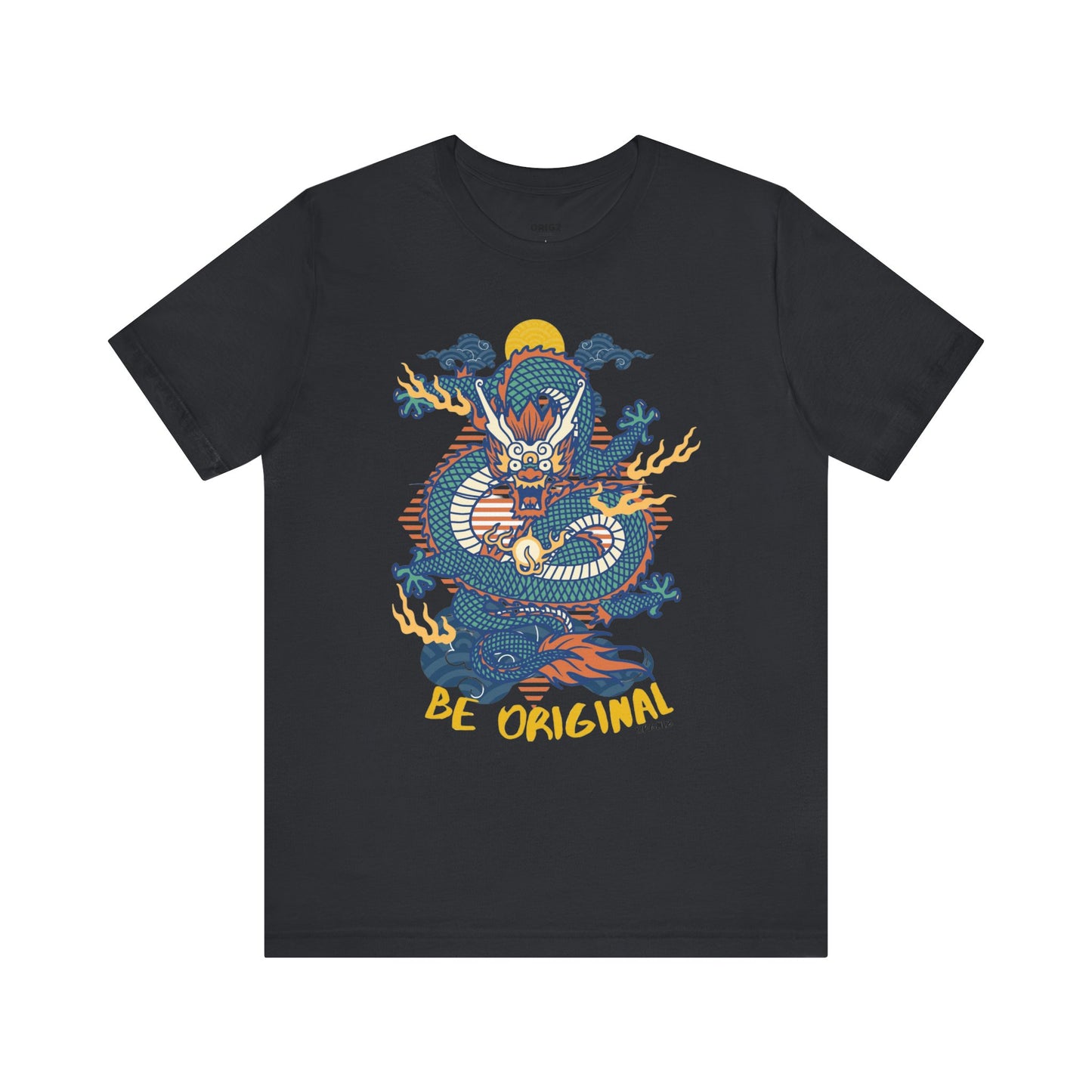 "The origz Be Original Dragon Graphic Tee - Unisex Jersey Short Sleeve T-Shirt