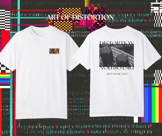 Art of distortion- Unisex Dyed Graphic Tee